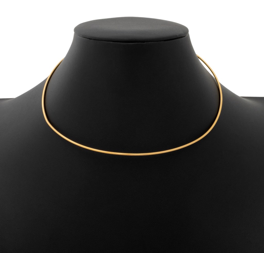 Cartier 18K Yellow Gold Torque Collar Necklace (1 of 6)