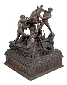 After Pietro da Barga "Farnese Bull" Bronze