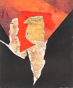 David Porter "The Crevice" Mixed Media on Canvas