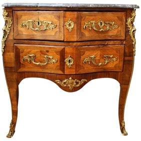 Jean-Francois Coulon Louis XV Bombe Commode