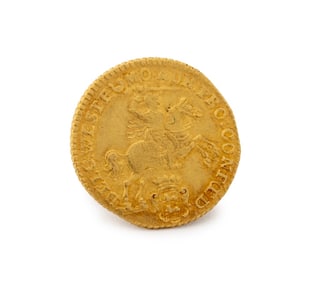 1761 West Friesland 7 Gulden Gold Coin
