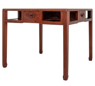 Chinese Hongmu Wood Mahjong Table