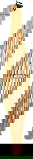 David Trubridge Bentwood Pendant Lamp: David Trubridge Bentwood Pendant Lamp, impressed mark to top. 71" H x 12.5" Diameter. Provenance: From a New York City Collection. Keywords: Lighting, Chandelier, Lantern, Hanging ceiling light,
