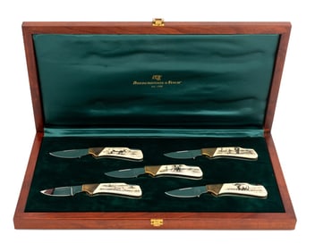 Abercrombie & Fitch "Big Five" Pocket Knives, 5