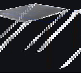 Charles Hollis Jones Style Lucite Dining Table (1 of 8)