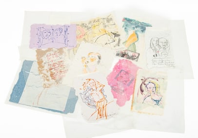 Eva Bouzard-Hui Surrealist Mixed Media, 10