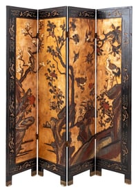 Chinese 4-Panel Coromandel Screen