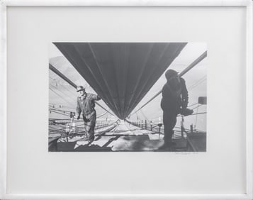 Peter Stackpole Golden Gate Workers Silver Print