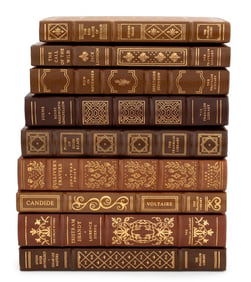 Leather-Bound Franklin Library Publications, 9 Vol