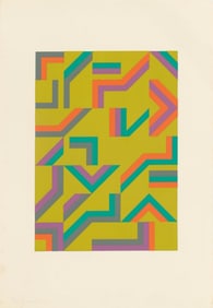Hiroshi Murata Abstract Geometric Serigraph