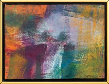 Donald Kunz Abstract Composition Oil on Canvas