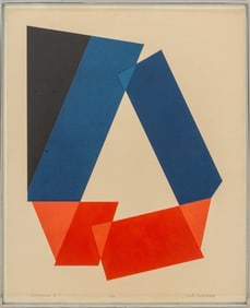 Jack Sonenberg "Dimensions VI (D)" Serigraph