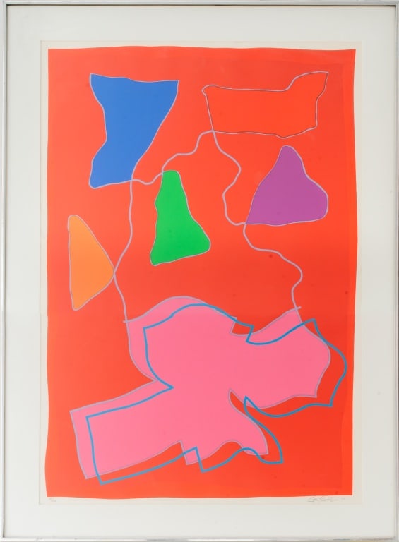 Anthony Benjamin "Odeon" Serigraph, 1970 (1 of 4)