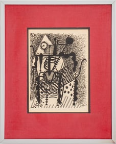 After Pablo Picasso "Helene Archimede" Woodcut