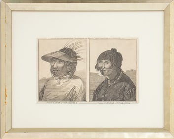 Alexander Hogg "Man of Oonalashka" Engraving
