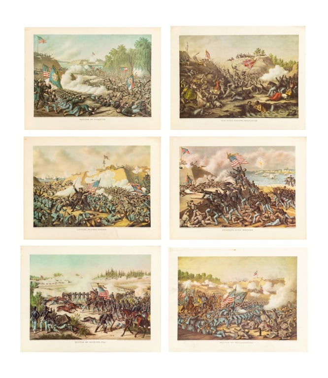 Kurz & Allison Civil War Chromolithographs, 6 (1 of 13)