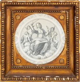 After Raphael "Justice" Engraving on Paper