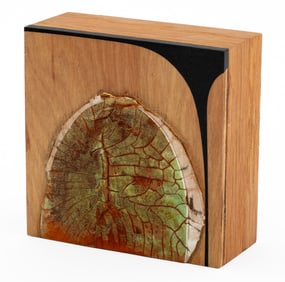 Nestor Yulfo Untitled Mixed Media on Wood Panel