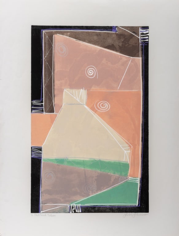 Jan Johnson "Fractured Tulum" Etching (1 of 6)