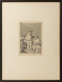 Francisco de Goya "Ye Tienen Asiento" Etching