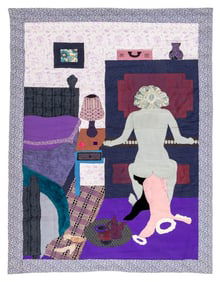 American School The Pianist Patchwork Tapestry