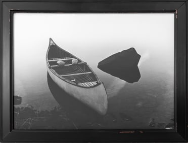 Steve Snyder Canoe & Stone Photograph, 1988