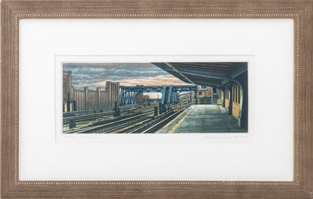 Frederick Mershimer "4th Avenue" Mezzotint, 2004