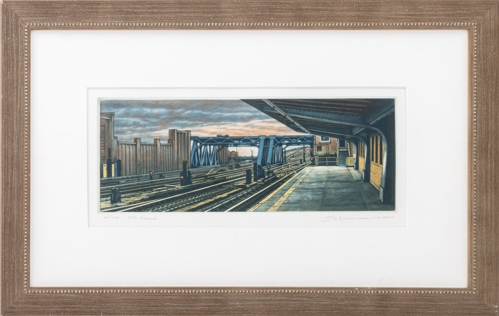 Frederick Mershimer "4th Avenue" Mezzotint, 2004 (1 of 8)