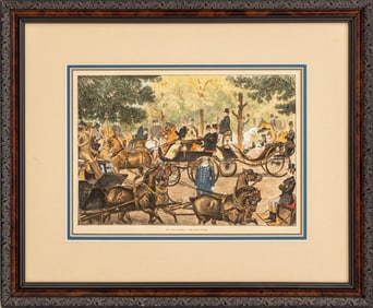 Gray-Parker "Central Park" Hand-Colored Engraving