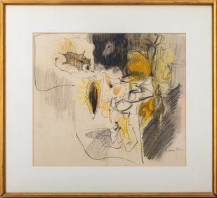 Richards Ruben Abstract Composition Mixed Media