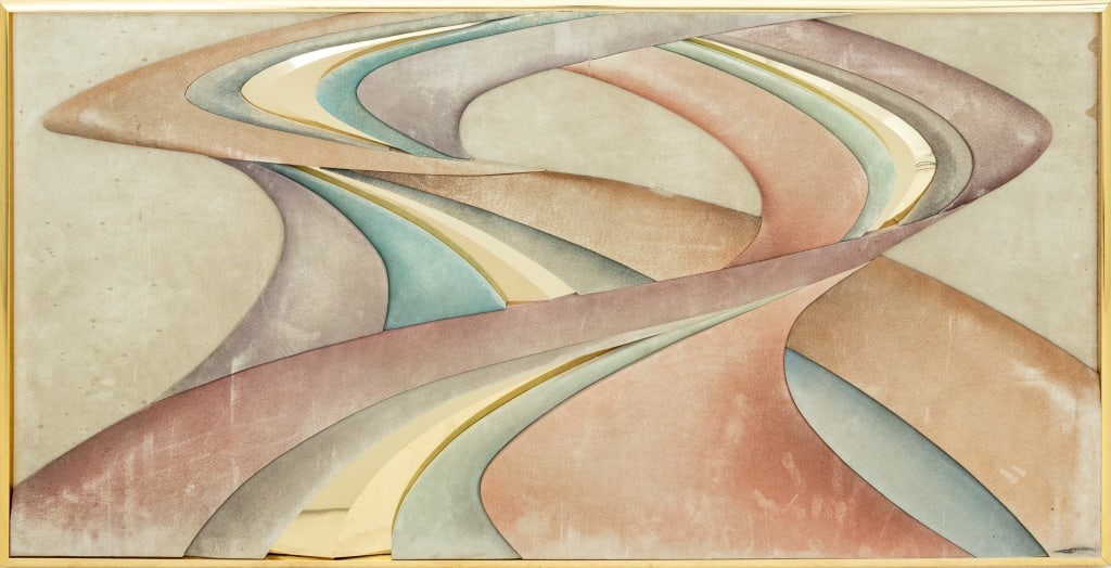 Steven Corning "Helia" Mixed Media Suede Sculpture (1 of 5)