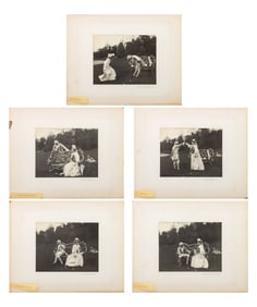 Charles W. Stevens Dancing Couple Photogravures, 5