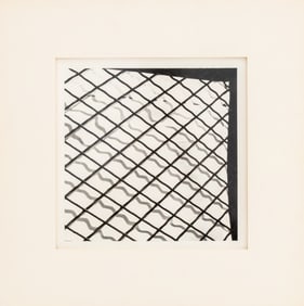 Ron Walker Fence Gelatin Silver Print, 1977