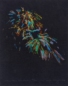 Micaela Myers "November Fireworks" Lithograph