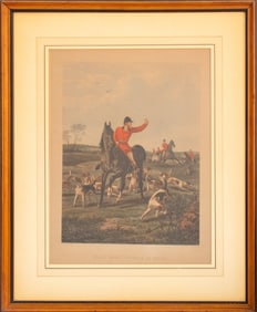 Alfred Sheldon-Williams Hunting Engraving, 19th C.