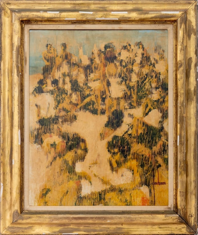 Edna Glaubman "Day People" Acrylic on Board (1 of 7)