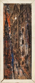New York School Abstraction Oil on Panel