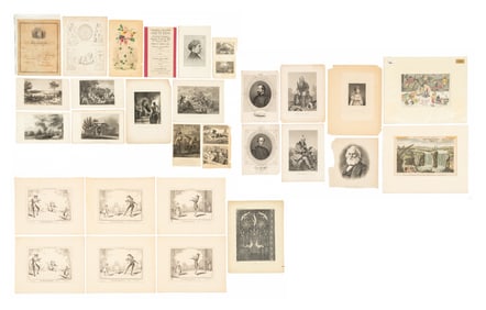 English and American Ephemera, 31 Pcs.