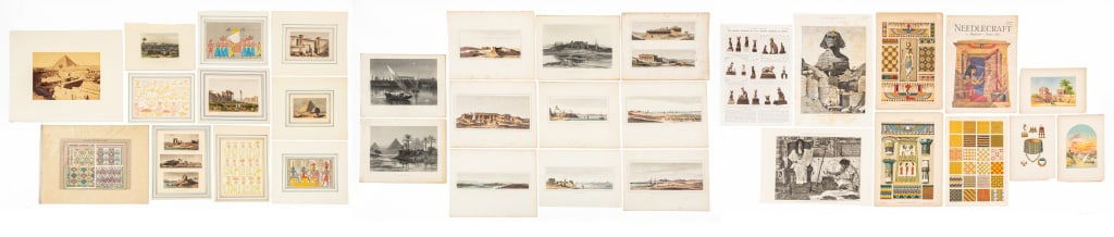 Ancient Egyptian Prints and Ephemera, 32 Pcs. (1 of 12)