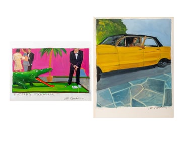 Michael Paraskevas "Putter's Paradise" Acrylic, 2