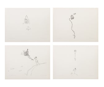 Metka Krasovec Surrealist Spiritual Lithographs, 4