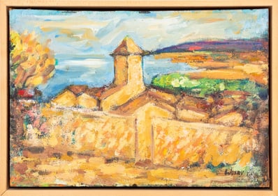 Raphael Wosny Architectural Landscape Oil, 2004