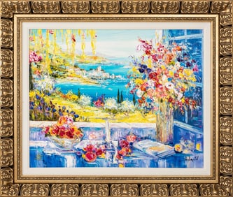 Duaiv "Fenetre et Impression" Embellished Giclee