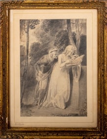Thomas Stothard "Ignorance Endeavoring" Watercolor