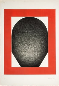 William Brui Abstract Composition Engraving, 1972