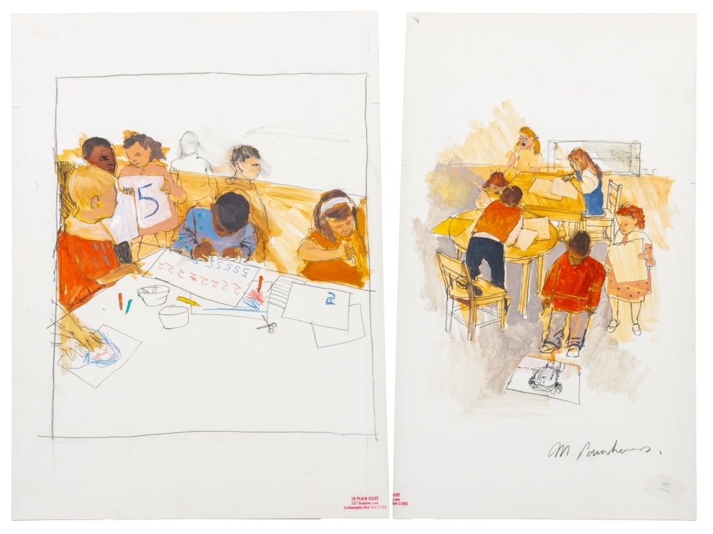 Michael Paraskevas Classroom Studies Acrylic, 2 (1 of 10)