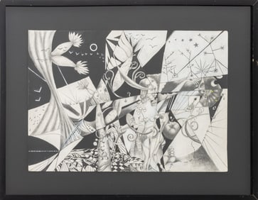 Iara Diaz "I Feed You" Pencil and Ink, 2013