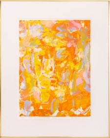 Paul Miraswitch "Not Edda's Face" Lithograph, 1976