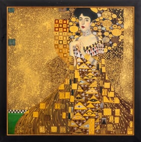 After Gustav Klimt "Adele Bloch Bauer" Oil