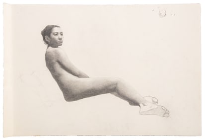 Reclining Nude Pencil on Fabriano Paper